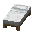 Cama blanca — bloque de Minecraft